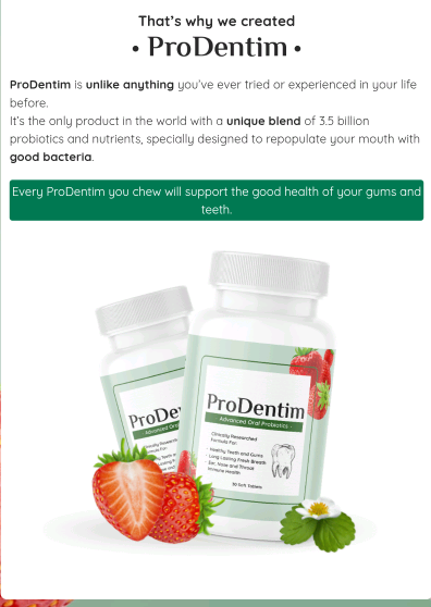 ProDentim bottle official product image – 2025 update